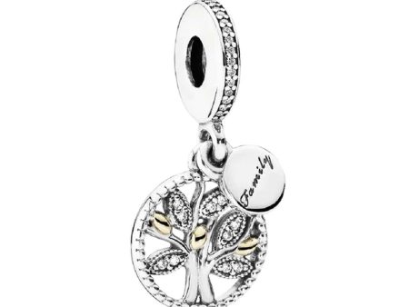 Woman s charm link Pandora SPARKLING FAMILY TREE Online