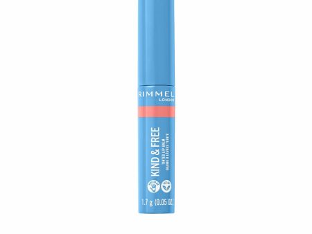 Coloured Lip Balm Rimmel London Kind & Free Nº 004-hibiscus blaze (1,7 g) Fashion