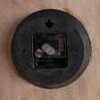 Wall Clock Natural Black 60 x 4 x 60 cm DMF For Discount