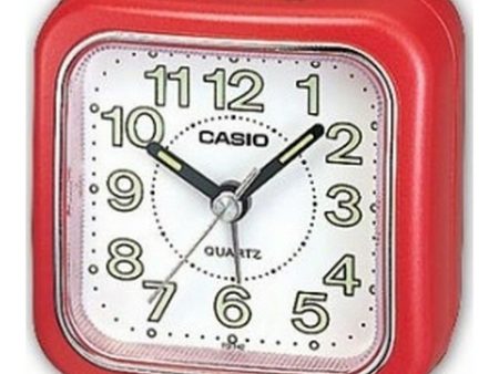 Alarm Clock Casio TQ-142-4EF Red Online Sale