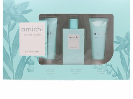 Women s Perfume Set Amichi Sensual Flower 3 Pieces on Sale