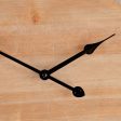 Wall Clock Natural Fir wood 60 x 4,5 x 60 cm Fashion