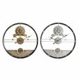 Wall Clock DKD Home Decor Silver Golden Iron Gears 60 x 5 x 60 cm (2 Units) Cheap