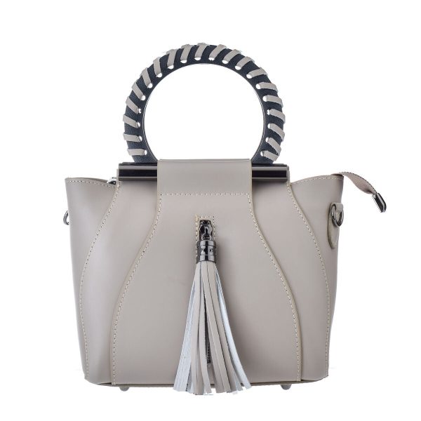 Women s Handbag Mia Tomazzi WB201297-GREY Beige 21 x 18 x 7 cm For Discount