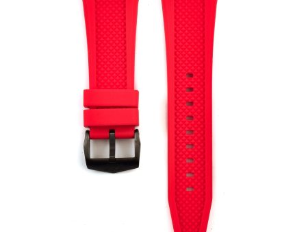 Watch Strap Bobroff BFS024 Red For Cheap