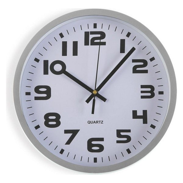 Wall Clock Versa Plastic 3,8 x 25 x 25 cm on Sale