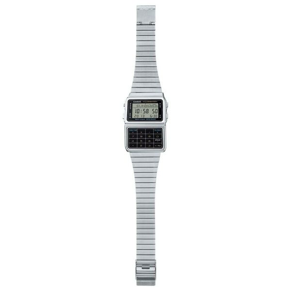 Unisex Watch Casio DATABANK CALCULATOR STEEL - MATT CASE Grey For Discount