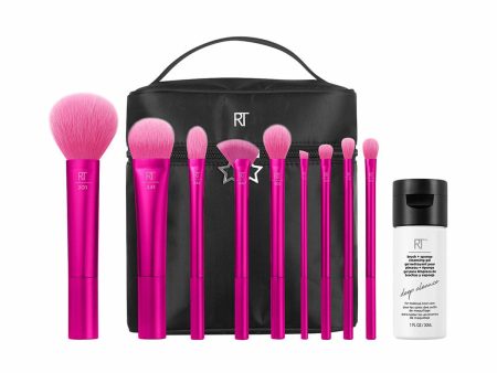 Set of Make-up Brushes Real Techniques Winter Brights 11 Pieces Online Sale