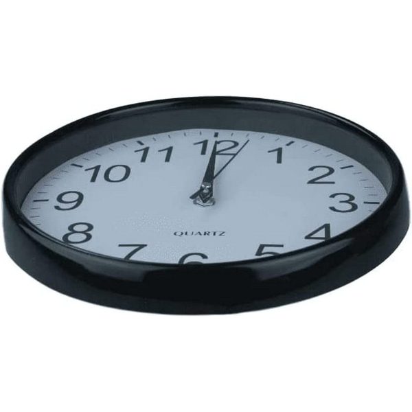 Wall Clock Ø 25 x 3 cm Multicolour polypropylene Discount