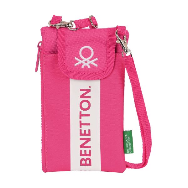 Purse Benetton Raspberry Mobile cover Fuchsia Online