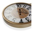 Wall Clock Versa Antiques Metal (6 x 60 x 48 cm) Discount