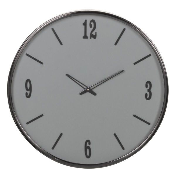 Wall Clock 51 x 5 x 51 cm Crystal Blue Steel Online Hot Sale