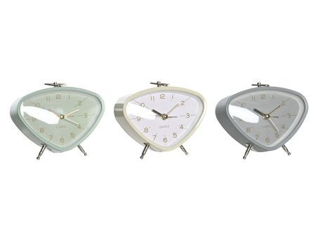 Alarm Clock DKD Home Decor 11,5 x 4 x 10 cm Metal PVC Vintage (3 Pieces) For Discount