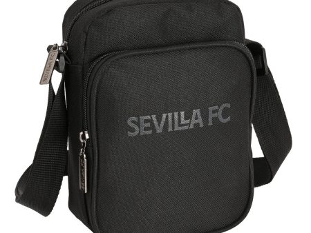 Shoulder Bag Sevilla Fútbol Club Teen 16 x 22 x 6 cm Black Discount