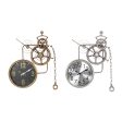 Wall Clock DKD Home Decor Gears Crystal Iron 50 x 7 x 62 cm (2 Units) For Discount