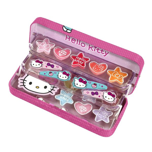 Children s Make-up Set Hello Kitty Hello Kitty Plumier Alumino Maquillaje 18 Pieces Discount