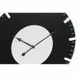 Wall Clock DKD Home Decor 50 x 3,5 x 50 cm Black White Vintage MDF Wood (2 Units) Sale