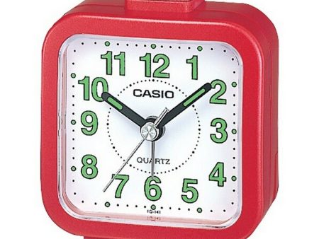 Alarm Clock Casio TQ-141-4E Red For Discount