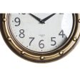 Wall Clock DKD Home Decor 28,5 x 8 x 50 cm Crystal Iron Vintage (2 Units) Hot on Sale