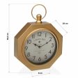 Wall Clock Versa GL Metal (28 x 8 x 40 cm) Hot on Sale