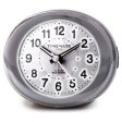 Analogue Alarm Clock Timemark Grey LED Light Silent Snooze Night mode 9 x 9 x 5,5 cm (9 x 9 x 5,5 cm) Online now