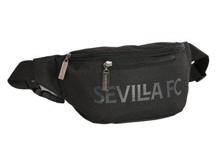 Belt Pouch Sevilla Fútbol Club Teen Black Sporting 23 x 12 x 9 cm Hot on Sale