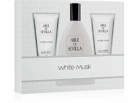 Women s Perfume Set Aire Sevilla White Musk EDT 3 Pieces Hot on Sale