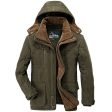 AFS JEEP Brand Thick Winter Parkas men Cotton Warm Jacket men Plus SIze 5XL 6XL 7XL Casual Multi-Pocket Parkas Hombre Invierno Sale