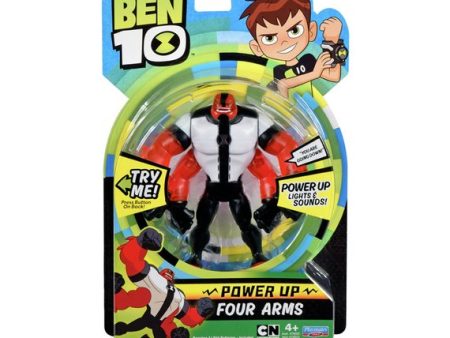 Ben 10 6  Deluxe Power Up Figures - Four Arms For Cheap