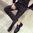 Autumn Winter Mens Plaid Pants British Slim Fit Dress Pants Men Plus Size pantalon carreaux homme casual formal pants For Men Fashion